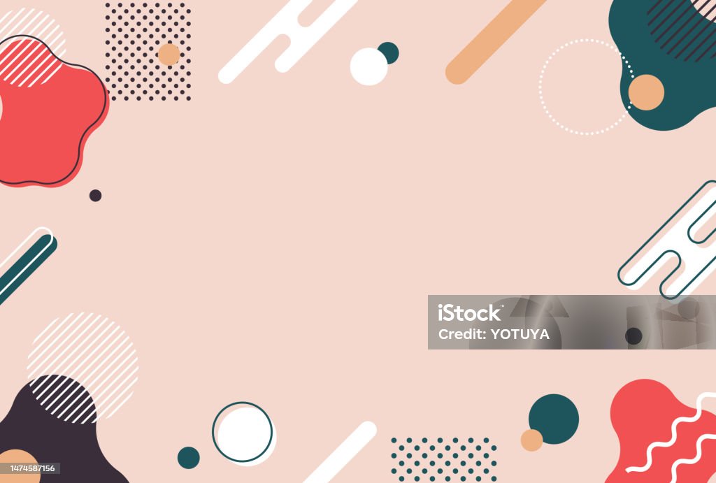 Popbase Background Layout Colorful And Pop Background Illustration Stock Illustration - Download ...