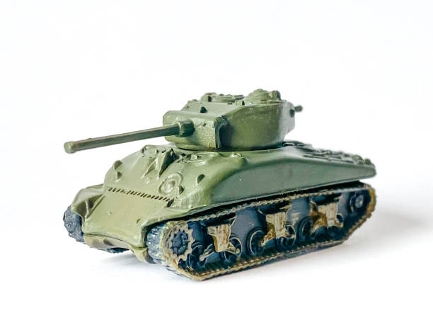 istock World war 2 tank model toy isolated on white background 1474589242
