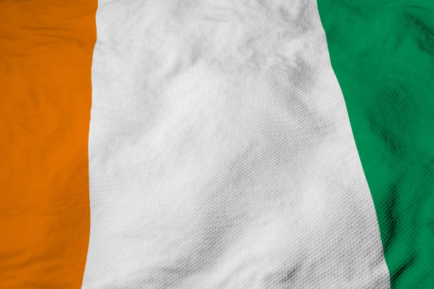 istock Waving flag of Ivory Coast in 3D rendering 1474595995
