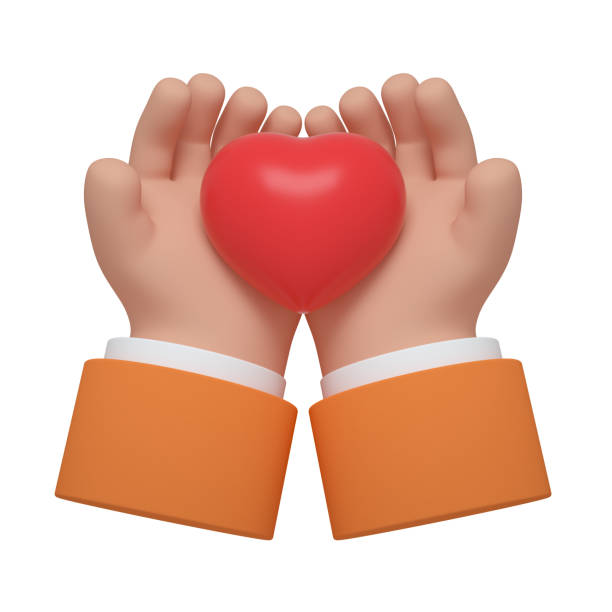 istock 3D rendered cartoon cute hand gesturing 1474600412