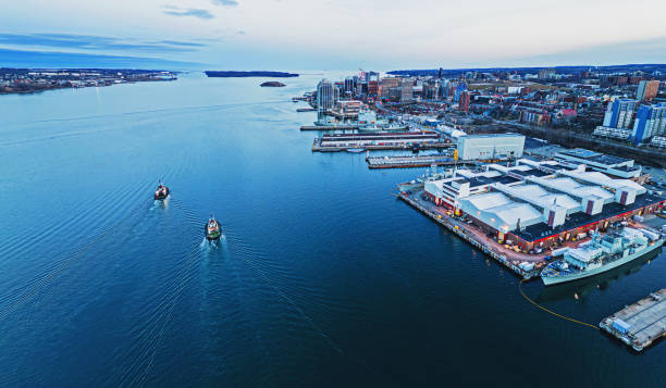 istock Pair of Tugboats 1474604818