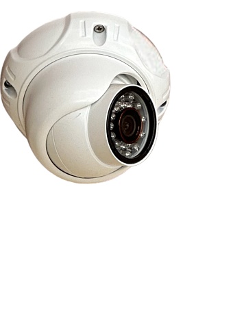 Security camera isolated on white background