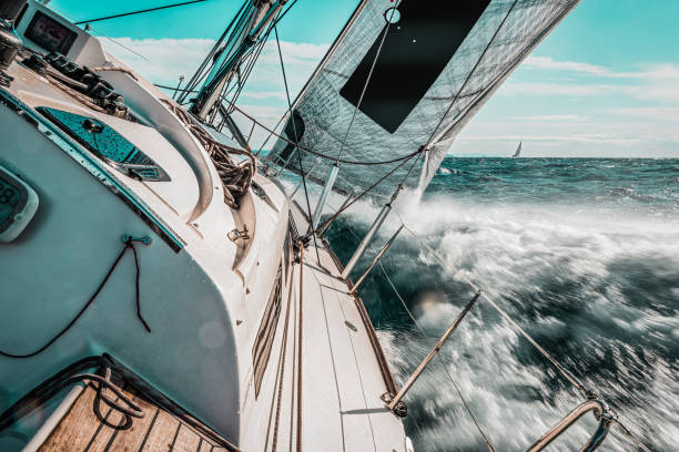 istock Sailing with sailboat 1474610777
