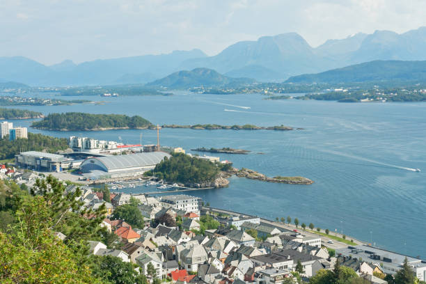 istock Alesund town panoramic sea view, Norway. 1474611154