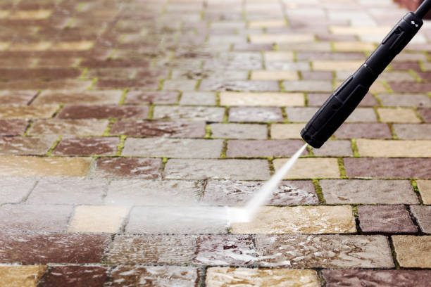 istock Cleaning Pavement with High Pressure Washer 1474616411