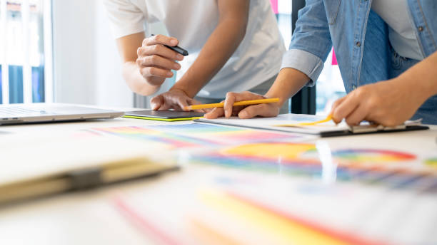 istock Diversity Startup team working with new project in modern meeting room. 1474621923