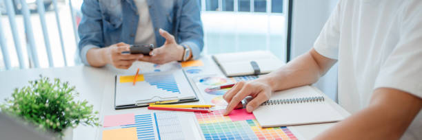 istock Diversity Startup team working with new project in modern meeting room. 1474621926