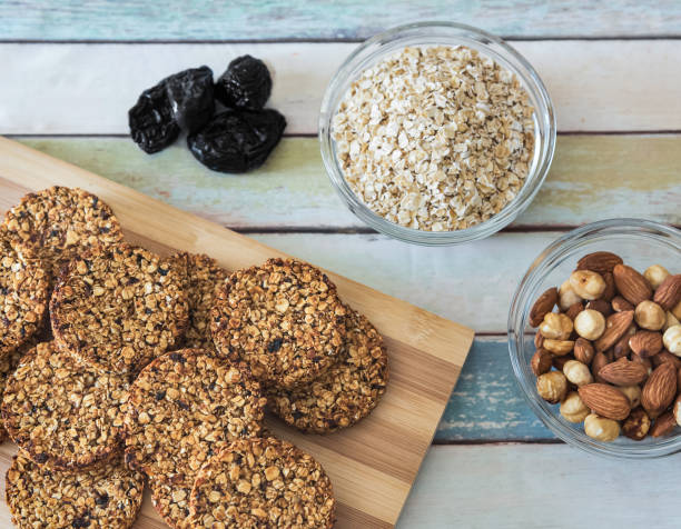 istock cookies with oatmeal, nuts and prunes 1474623096