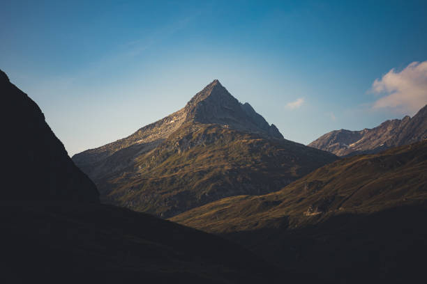 The mountains in the Gotthard Region in the swiss alps.