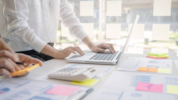 istock Investment planing and strategy concept.financial data analysis graph business analytics and intelligenceÂ of finance performance 1474624527