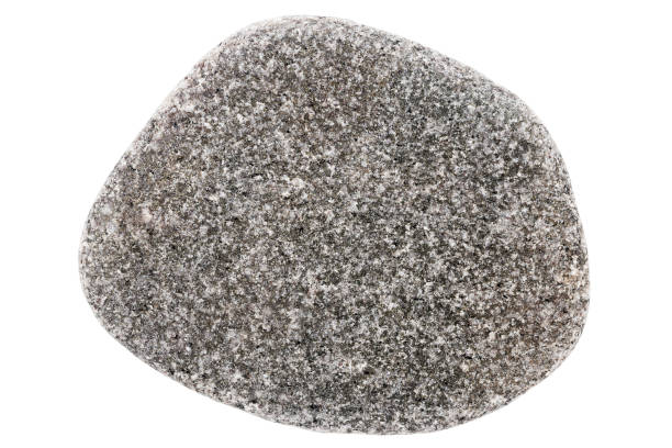 istock Top view of single gray pebble 1474624529