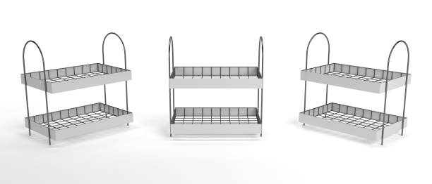 istock Big PDQ Display, Empty Packaging Display  With 3 Different Angles, Point Of Sale Display. 3D Render 1474624617