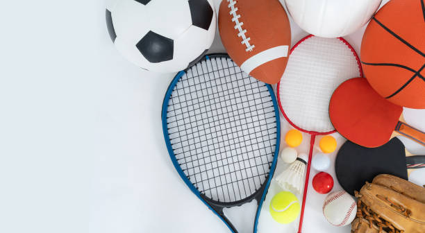 istock Sports Equipment on white background 1474633157