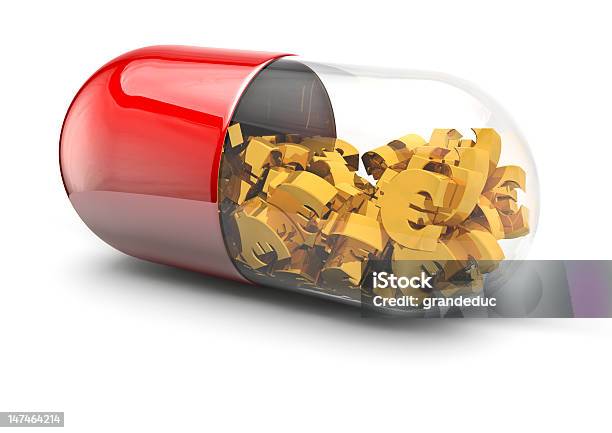 Píldora De Euro Foto de stock y más banco de imágenes de Antibiótico - Antibiótico, Asistencia sanitaria y medicina, Complemento vitamínico
