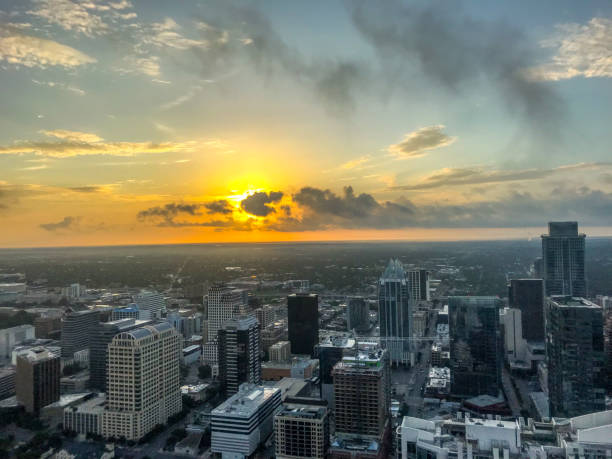 istock Sun rise at Austin,Tx 1474643384