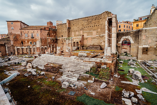 Ancient Roman Forum in Rome, Italy