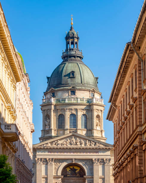 istock St. Stephen's basilica in center of Budapest, Hungary (translation I am the way, truth and life) 1474651390