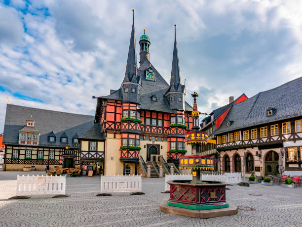 istock Wernigerode Town Hall on Market square, Germany 1474651535