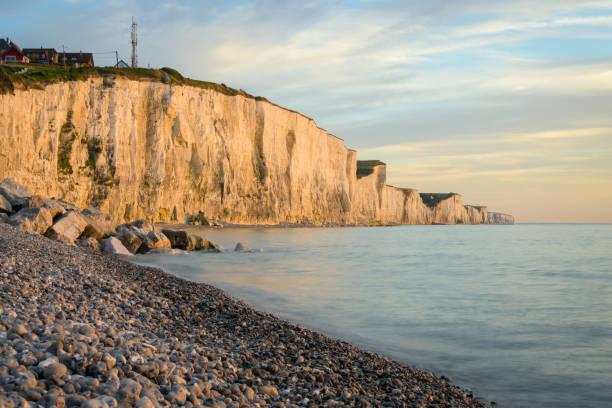 istock Coast and high cliffs near Ault on a sunny evening in summer 1474654630