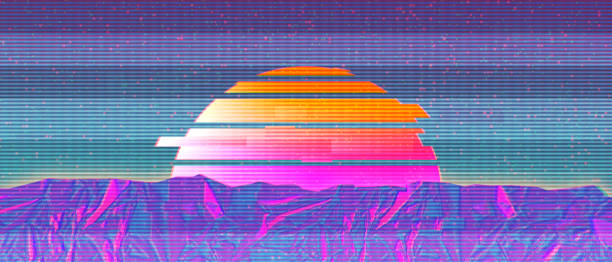 istock Cyber punk aesthetic illustration 1474656459