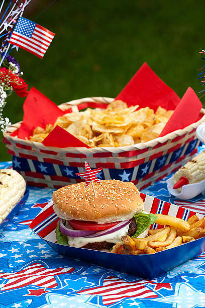 istock Picnic on 4th of July 147466273