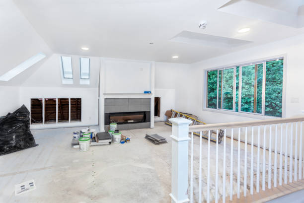 istock Stair railings and skylights installed 1474669852