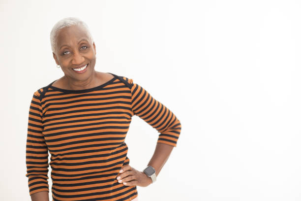 istock Cheerful Black Woman Looking at Camera 1474691008