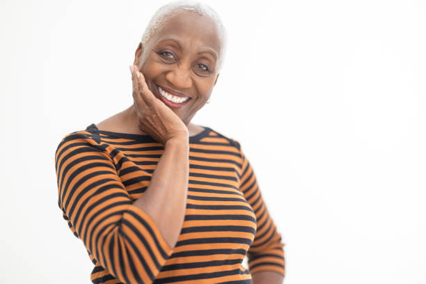 istock Cheerful Black Woman Looking at Camera 1474691013