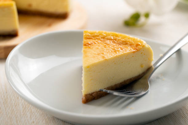 istock Piece of homemade plain cheesecake 1474703531