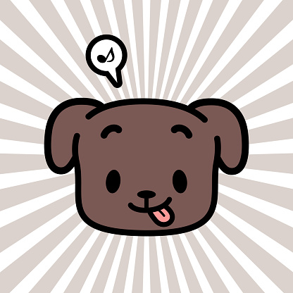 Animal characters vector art illustration.
Cute character design of the labrador retriever dog sticking a tongue out.