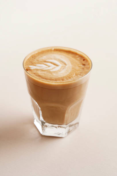 istock Latte art coffee cup or cappuccino froth 1474721688