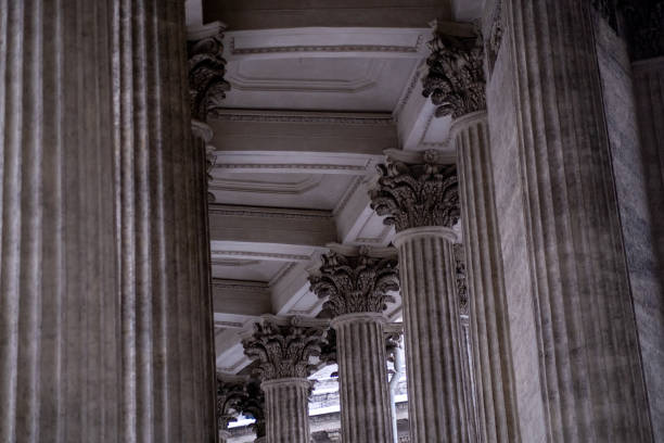 istock Columns of the cathedral and architectural elements 1474731031