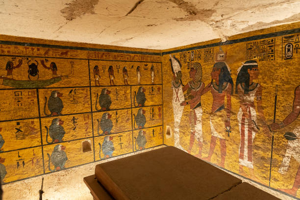 ツタンカーメンの墓、ルクソール、エジプト - luxor egypt temple ancient egyptian culture ストックフォトと画像