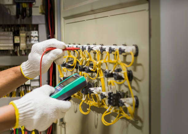 istock An electrical engineer is inspecting the operation of an electrical control cabinet. maintenance concept 1474740796
