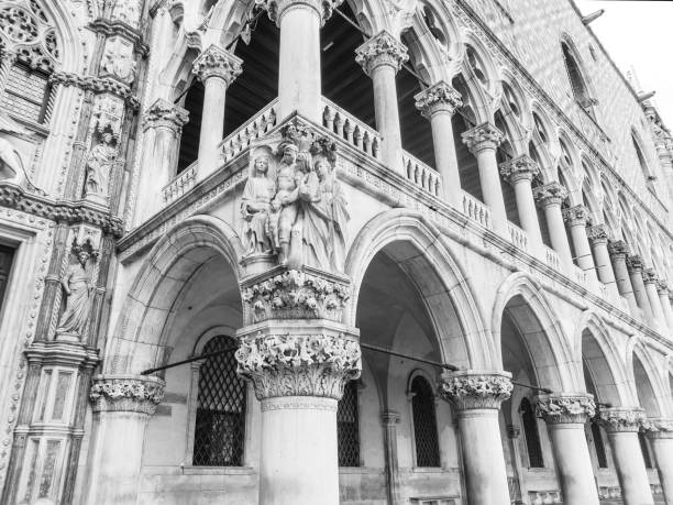 istock Architectural detail - St Mark's Square in Venice (Palazzo Ducale), Italy 1474740907