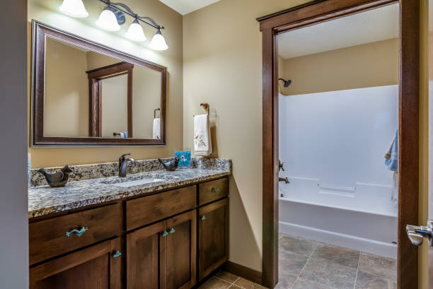 istock Bathroom in new house 1474746099