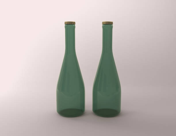 istock Drink and Beverages Bottles Mockup 3D Rendered 1474746737