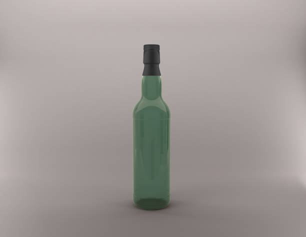 istock Drink and Beverages Bottles Mockup 3D Rendered 1474746761
