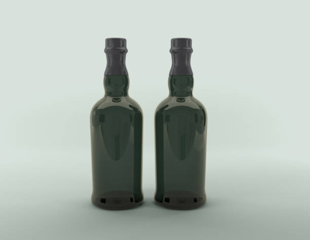 istock Drink and Beverages Bottles Mockup 3D Rendered 1474746844