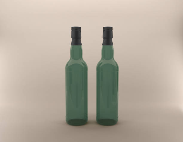 istock Drink and Beverages Bottles Mockup 3D Rendered 1474747726
