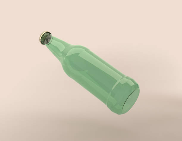 istock Drink and Beverages Bottles Mockup Template 3D Rendered 1474747890