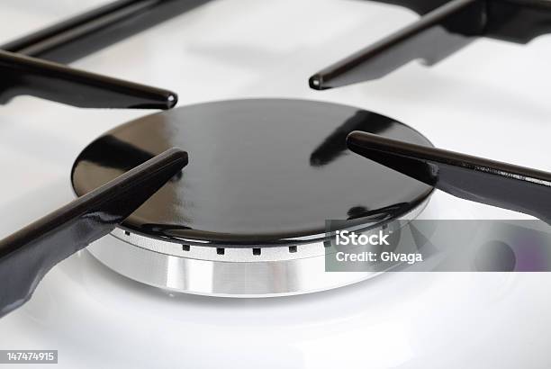 Stove Gas Burner A Fragment Stock Photo - Download Image Now - Appliance, Burner - Stove Top, Camping Stove