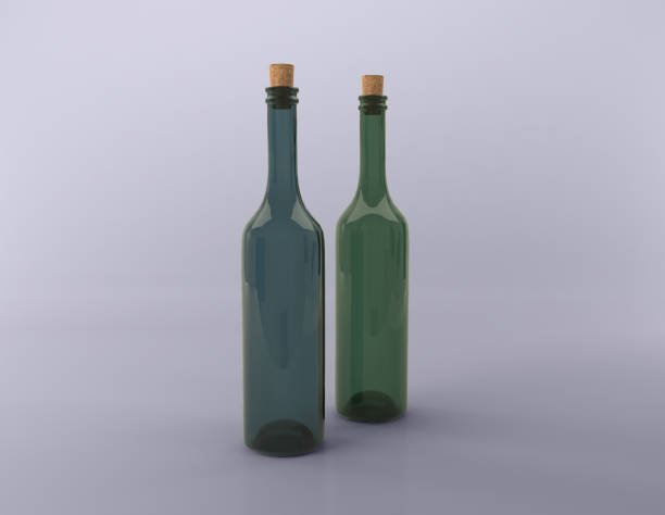 istock Drink and Beverages Bottles Mockup Template 3D Rendered 1474749957
