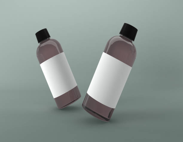 istock Medical Bottles Mockup Template 3D Rendered 1474753093