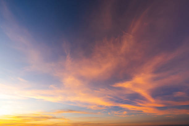 istock Beautiful dramatic and colorful sky at sunset over the mountains 1474753132