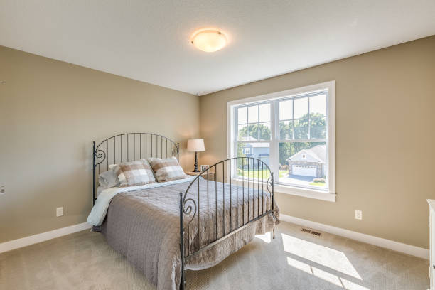 istock Bedroom with a sunny morning 1474756207
