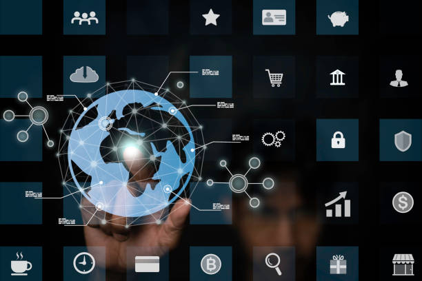 istock Digital transformation concept. change management, internet of things. new technology communication and business process strategy 1474758681