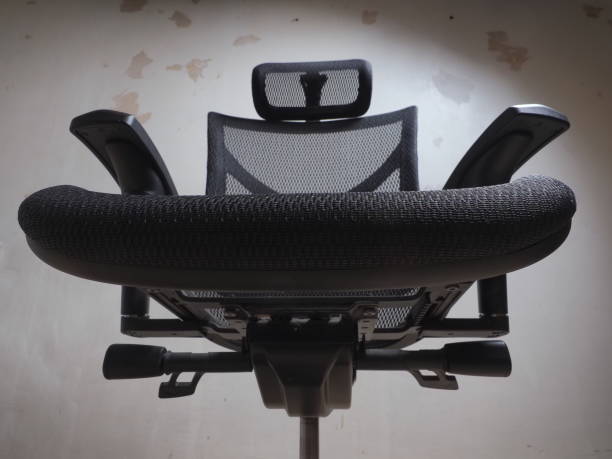 istock ergonomic chair black material braided synthetic thread 1474761040