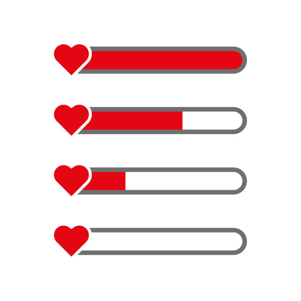 istock Retro download heart. Love icon. Heart symbol. Vector illustration. 1474762272