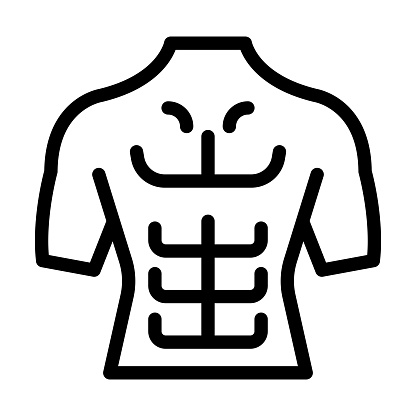 Six Pack Vector Thick Line Icon For Personal And Commercial Use.